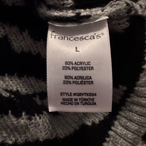 🔥 New Francesca’s animal print V-neck pullover sweater. - Picture 6 of 6